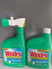 NOS Windex Outdoor Glass surface concentrated Cleaner 32.OZ EA (2pk)