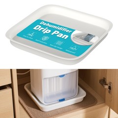 Dehumidifier Drip Pan, Hard Plastic Non-Slip Large Drip Tray with Raised Edge…