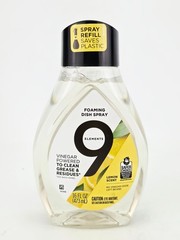 9 Elements Foaming Dish Spray Refill Cartridge Lemon Scent 16 oz