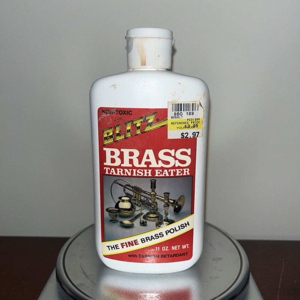 Blitz Brass Tarnish Eater Brass/ Copper Polish -80% Full Heavy Duty Brass Clean