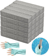 20 Pack Pumice Stone Toilet Bowl Cleaner, Pool Cleaning Block Swimming Pumice…