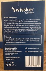 HaloUV Swissker by Swissklip, HaloClean UV Original Home Disinfection Device NEW