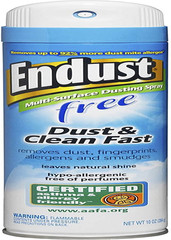 Endust Fragrance Free Hypo-Allergenic Dusting and Cleaning Spray, 10 Fl Oz