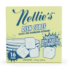 NELLIE’S DISHWASHER CUBES PODS ECO FRIENDLY PLASTIC FREE 256CT