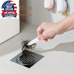 2-In-1 Cute Duck Shaped Double-Head Design Cleaning Clip Dust Stain Removal Shov