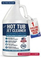 Hot Tub Jet Cleaner – 1 Gallon – Spa Line Flush & Spa System Flush – Jet Tub Cle
