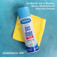 Glass Cleaner Aerosol Foam Spray Ammonia Free Streakless Fast Acting Liquid 1…