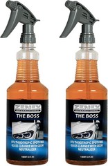 Zenex The Boss Glass Cleaner, Professional-grade Glass Cleaner, 32 oz (2 Pack)