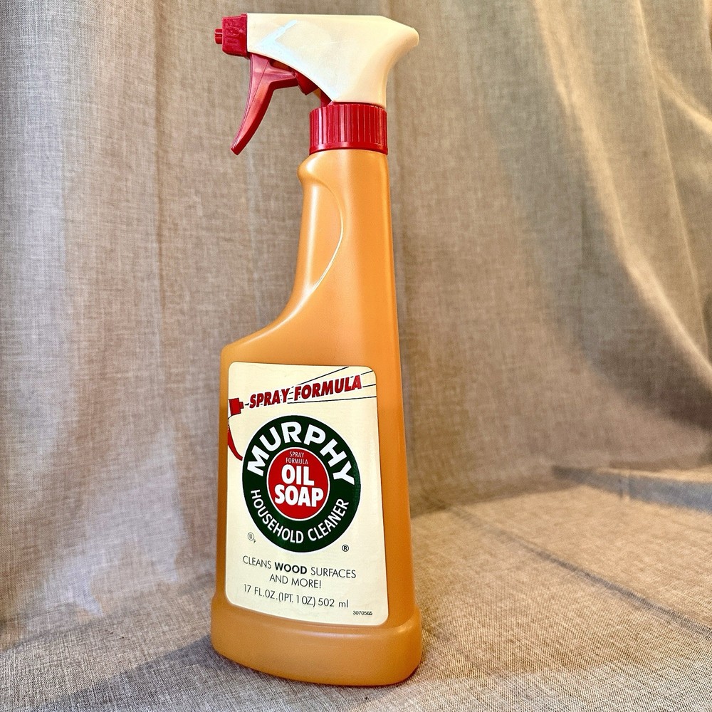 60% Full Vintage Murphy’s Oil Soap Household Cleaner Spray Wood & More 17oz Old