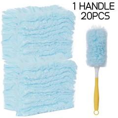30/50 pcs Duster Refills Disposable Duster Refills Compatible for Swiffer (Blue)