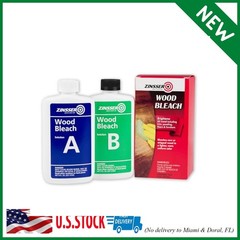 Zinsser 300451 Wood Bleach, Part A and B, 8 Ounce (Pack of 2)
