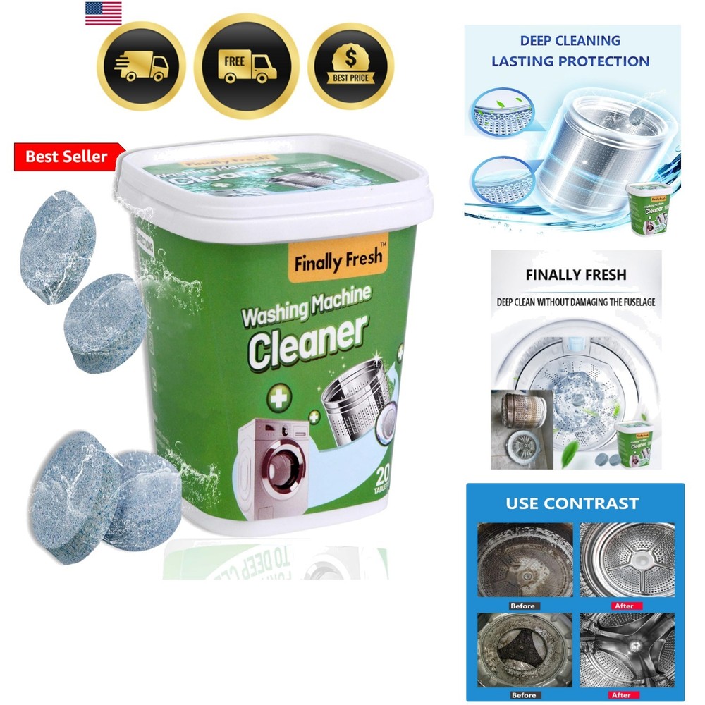 Washing Machine Cleaner for Front Loaders & Top loaders, 20 Packs Washer Clea…