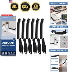 Crevice Cleaning Brushes, Cleaner Scrub Brush Tool for Hard to Tight Space, …