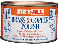 Met-All Brass & Copper Polish 16 oz. Can