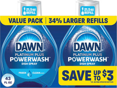 Powerwash Fresh Dish Spray, Liquid Dish Soap, Dish Soap Refill, Dish Detergent L