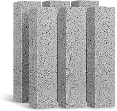 6 Pcs Pumice Stone Toilet Cleaning Bowl Stick,Powerfully Cleans Hard Water Rings