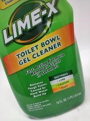( 6 ) Lime-x Liquid Toilet Bowl Gel Cleaner, Removes Lime Calcium Rust 16 oz Ea