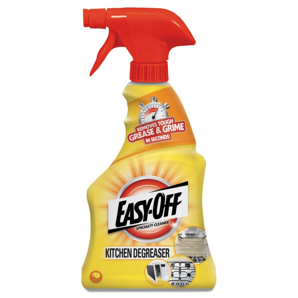 Easy Off Specialty Kitchen Degreaser Cleaner, 16 Fl Oz (Pack of 1), Clear