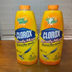 2 New Clorox ReadyMop Advanced Floor Cleaner Orange Energy 24 Fl Oz Each