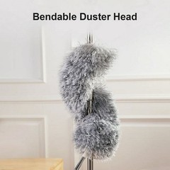 Dusters for cleaning duster with extension pole Bendable Head Long Handle