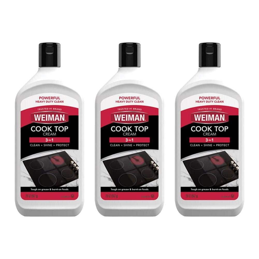 Weiman 20 oz. Glass Cook Top Cleaner and Polish (3-Pack)