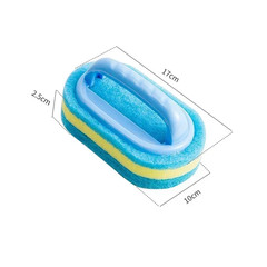 Kitchen Bathroom Toilet Cleaning Magic Sponge Glass Wall Cleaning Bath Brush Han