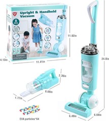 Kids Vacuum Cleaner Toy Set for Toddlers, 2PCS Pretend Role Household