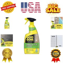Grout & Tile Cleaner – 28 Ounce – Removes Tough Stains Dirt Caused By Mold Mi…