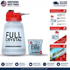 Streak-Free Window Cleaner with 4 oz Powder – No Scrub, 27ft for Easy Use
