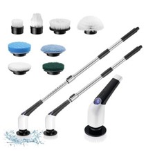Keimi Electric Spin Scrubber, 2023 New Cordless Voice Prompt Shower Cleaning …