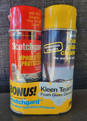 Scotchguard Upholstery Protector Kleen Team Glass Cleaner Combo Pack 3m 3572B