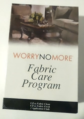 Worry No More Fabric Care Program Clean Fresh Uphostery Cloth New Sealed