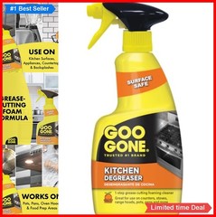 Kitchen Degreaser 14 Fl Oz Spray Cuts Grease Grime Baked On Food Counters Stoves
