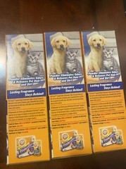 Lot of 3 Pet Fresh Carpet Odor Eliminator Arm & Hammer Oxi Clean Dog Cat 16.3oz