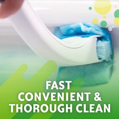Flushable Toilet Cleaning Pads Starter Kit with Wand and Stand Fresh Citrus