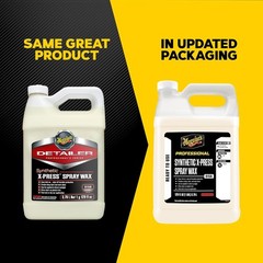 Meguiar’s D15601 Synthetic X-Press Spray Wax -1 Gallon Container