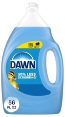 Dawn New Clean SCENT Dishwashing Liquid 56 fl oz, NEW….320