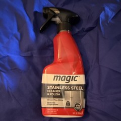 Magic Stainless Steel Cleaner & Polish Spray 14 fl oz Streak-Free, 2 pack