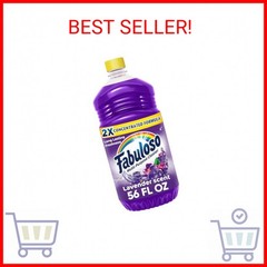 Fabuloso Multi-Purpose Cleaner & Floor Cleaner, 2X Concentrated, Lavender Scent,