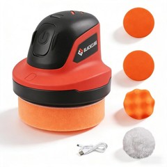 Cordless Car Polisher 230 RPM, USB Rechargeable Auto Buffer with 2000mAh Batt…