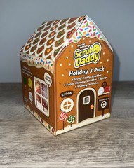 Scrub Daddy Special Edition Holiday 3 Pack Gingerbread House w/Mystery Scrub New