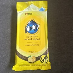 Pledge Expert Care Lemon Furniture Polish Wipes 24 Count Pledge Wood Wipes Easy