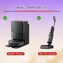 Solution Cleaning 82 fl oz Lavender Roborock Compatible Mop Floor Cordless Rich