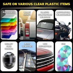 PlastX Clear Plastic Polish, Fast & Easy Clear Plastic Restorer for Headlight…