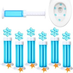 6 Pcs Gels 84 Count 1 Kind Flower Stamp Bowl Scent Stain Removal Cleaner Fres…