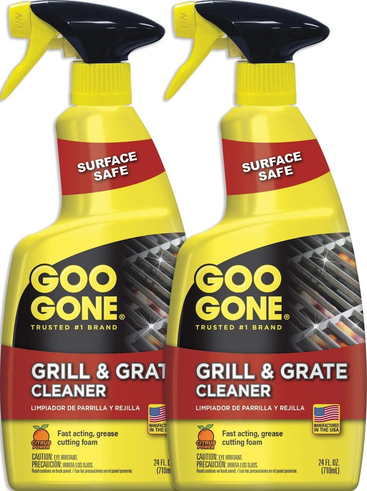 Goo Gone Grill and Grate Cleaner Spray (2 Pack) Cleans 24 Fl Oz (Pack of 2)
