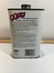 Oops! Remover – 1 Pint (16oz) Tin Can DISCONTINUED! Original Formula-READ-
