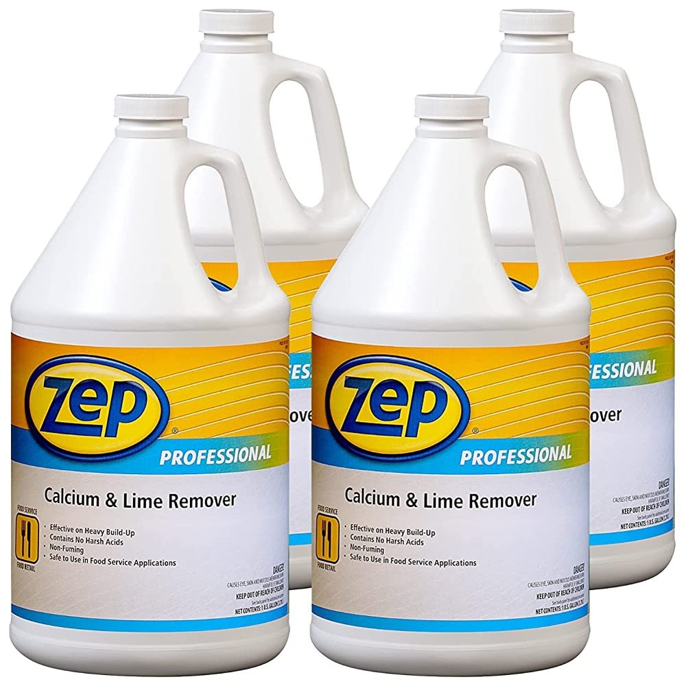 Zep Industrial Calcium and Lime Remover – 128 oz (Case of 4) 1041491 – Pro Grade