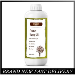 8 oz 100% Natural Pure Tung Oil for Wood Finishing Food Grade Safe, Waterproof T