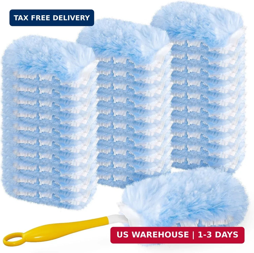 Duster Refill for Swiffer Duster, 30 Count Heavy Duty 2 Side 360° Duster Refills